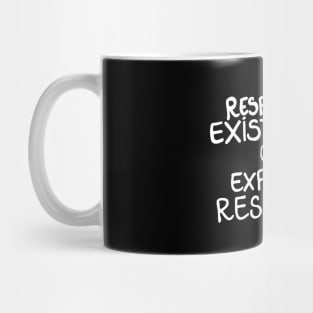 Respect My Existence or Expect My Resistance, Black Lives Matter, Protest Mug